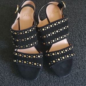 J.Crew studded heels